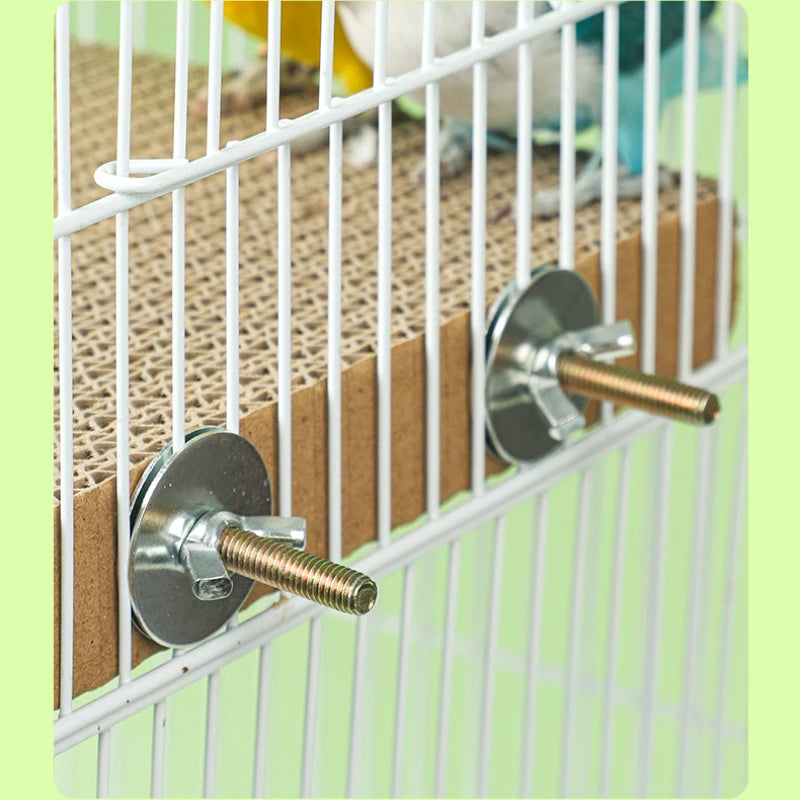 Bird Shredding & Foraging Toy Set – Paper & Cork Perch for Parakeets, Parrots & Conures