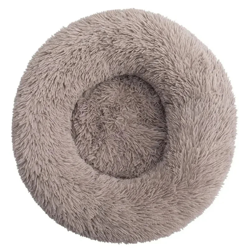 Cozy Round Pet Bed – Ultra-Soft Plush for Dogs & Cats (40–90 cm)