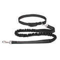 Hands-Free Dog Leash – Adjustable Waist Belt with Reflective Bungee for Running & Walking