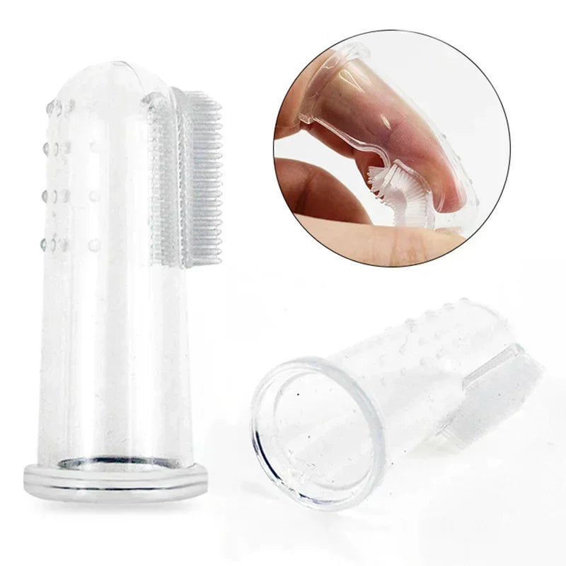 Pet Finger Toothbrush – Silicone Teeth Cleaner for Dogs