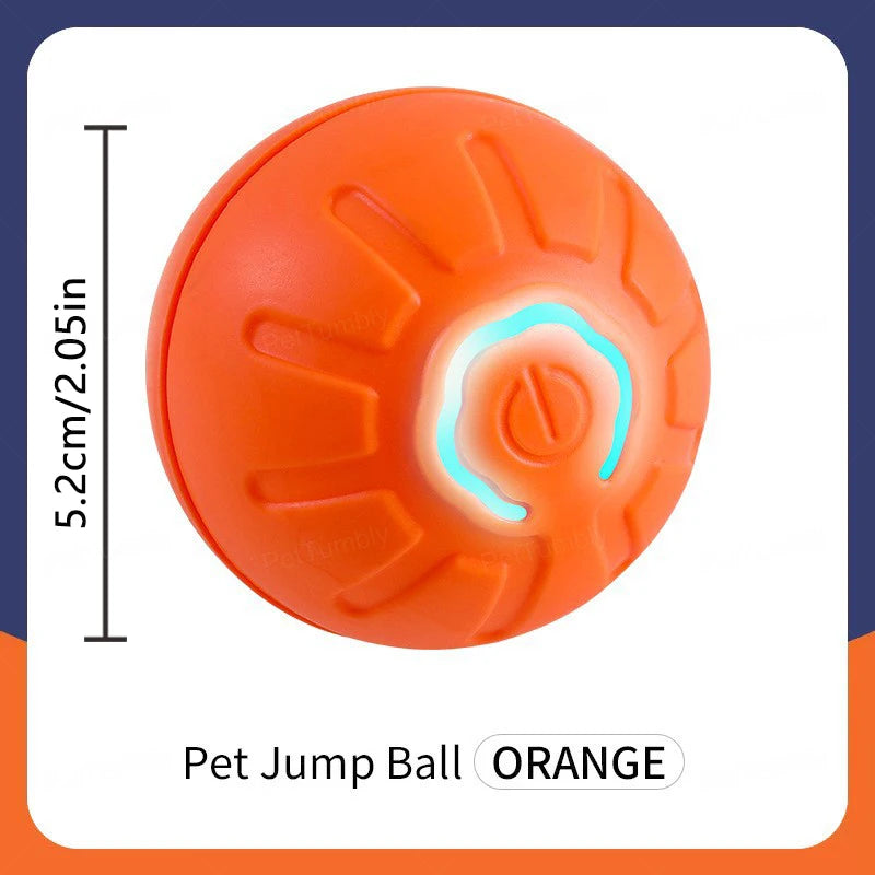 Smart Interactive Pet Ball – USB Rechargeable Auto-Moving Toy for Dogs & Cats