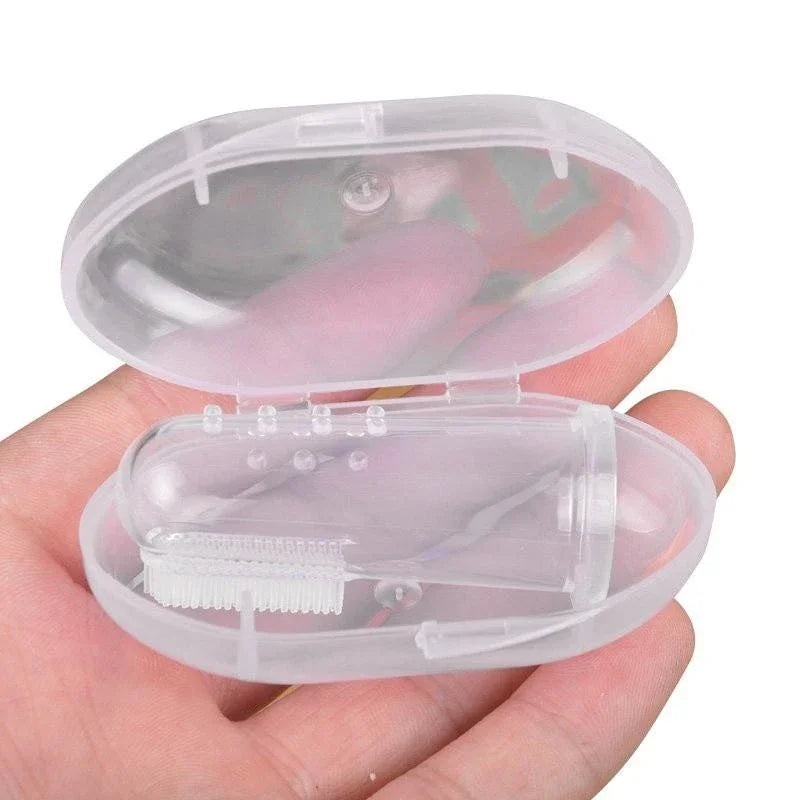 Pet Finger Toothbrush – Silicone Teeth Cleaner for Dogs