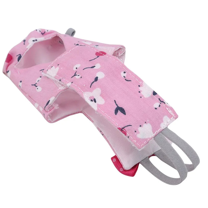 Bird Flight Suit & Diaper with Bowtie – 100% Cotton, Washable