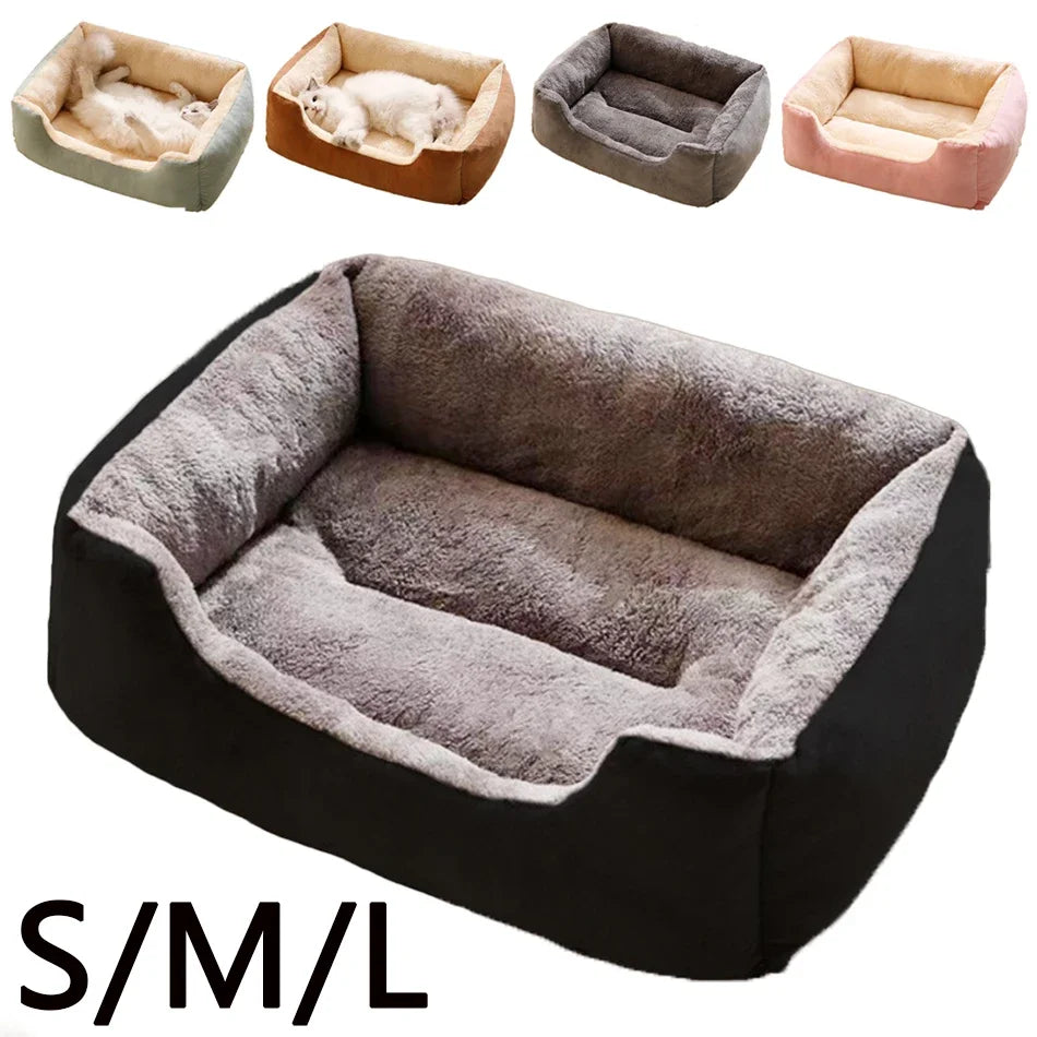 Plush Pet Bed for Cats & Dogs | Soft Breathable Cushion