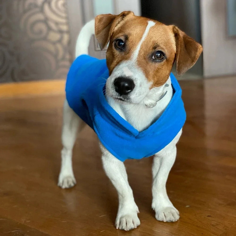 Soft Fleece Pet Vest Jacket with D-Ring | Dog & Cat Winter Coat