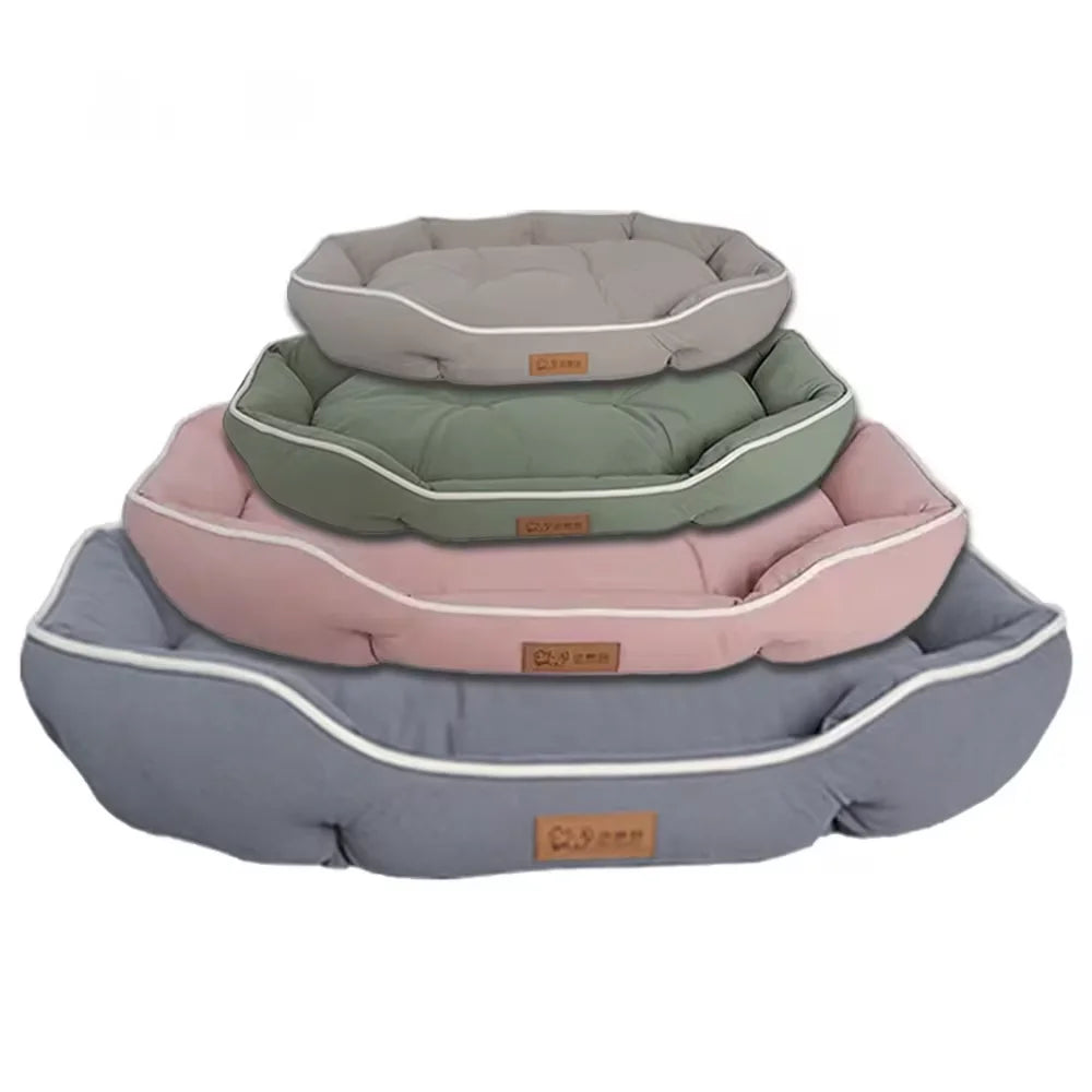 Corduroy Pet Sofa Bed – Cozy Dog & Cat Lounger