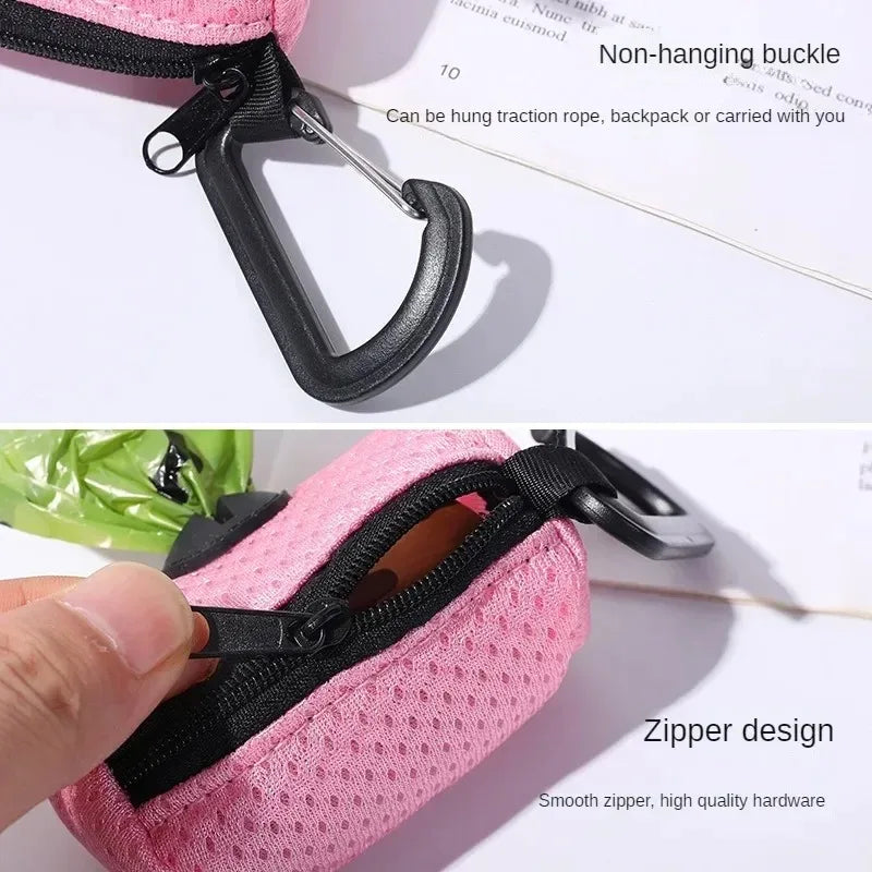 Premium Dog Poop Bag Dispenser – Hands-Free Leash Attachment