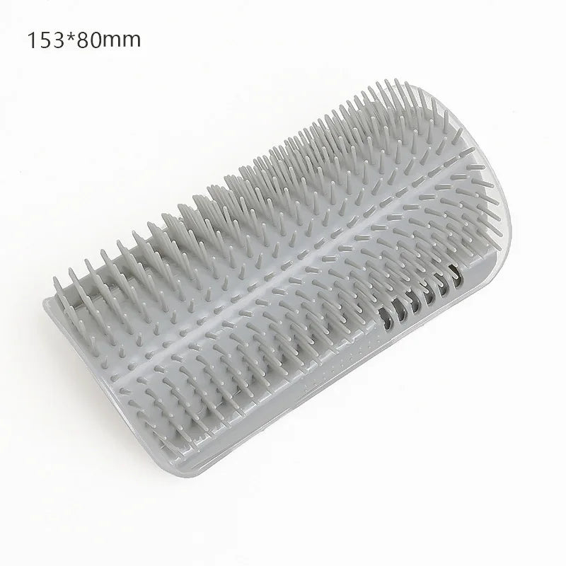 Cat Corner Grooming Brush – Self-Cleaning Massage & Hair Removal Comb