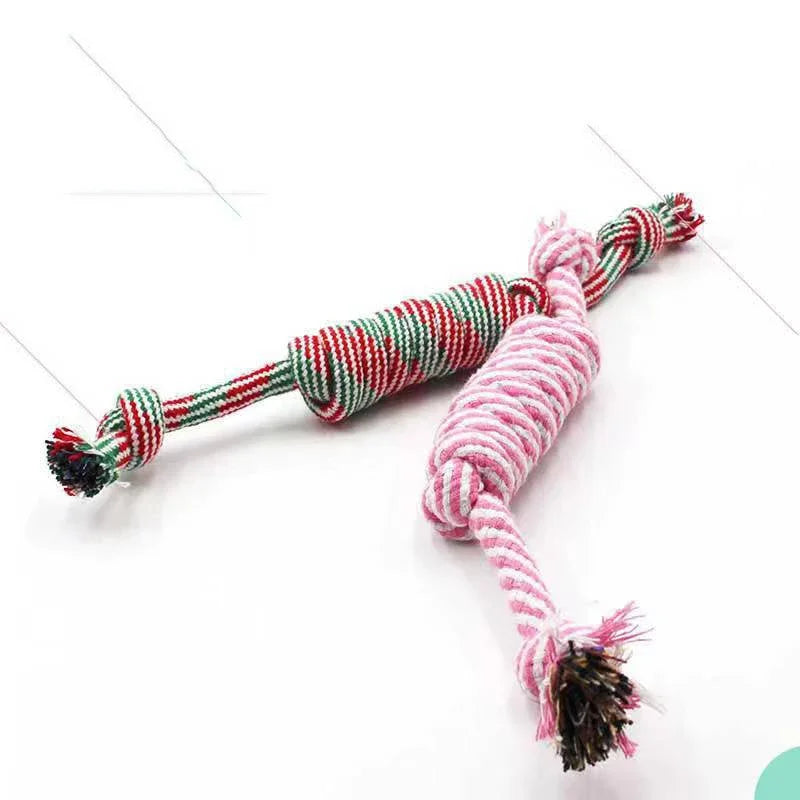Cotton Rope Dog Toy – Chew & Tug Toy for Puppies & Dogs