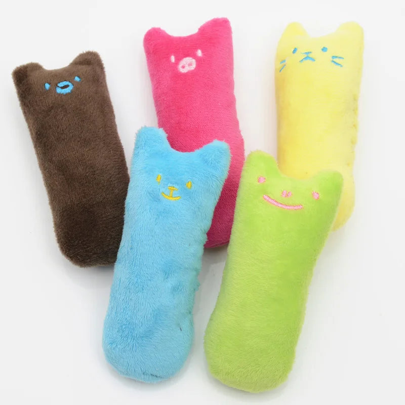 Catnip Velvet Chew Toy – Interactive Plush Toy for Cats & Kittens