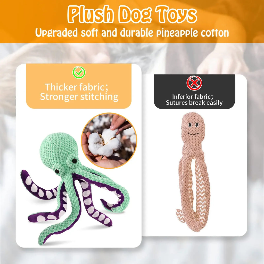 Plush Squeaky Dog Toy – Interactive Chew & Cuddle Toy for Dogs