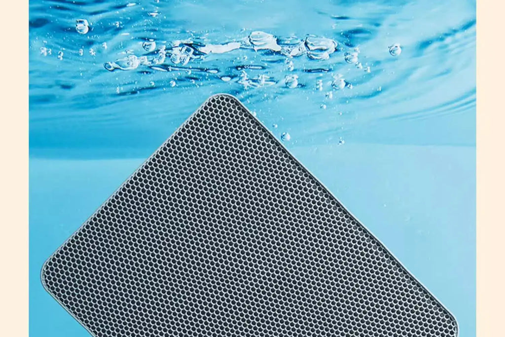 Double-Layer Cat Litter Mat – Waterproof, Non-Slip & Washable