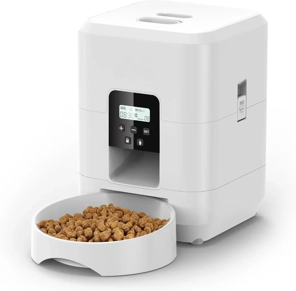 Smart 2L Automatic Pet Feeder with WiFi App Control – Timed & Portion-Controlled Food Dispenser for Cats & Dogs