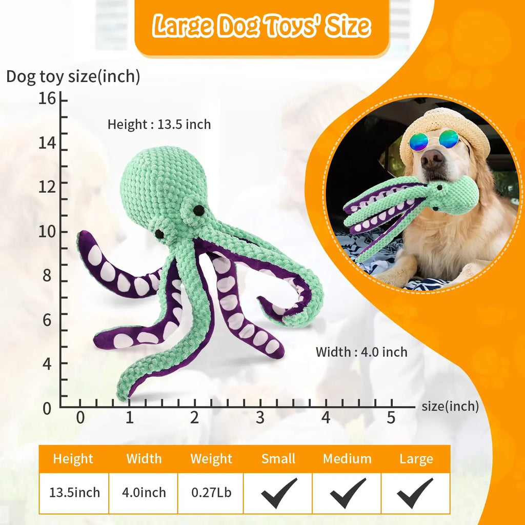 Plush Squeaky Dog Toy – Interactive Chew & Cuddle Toy for Dogs