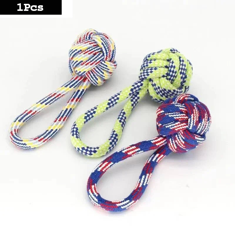 Cotton Rope Dog Toy – Chew & Tug Toy for Puppies & Dogs