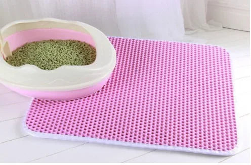 Double-Layer Waterproof Cat Litter Mat – Non-Slip, Washable & Easy to Clean