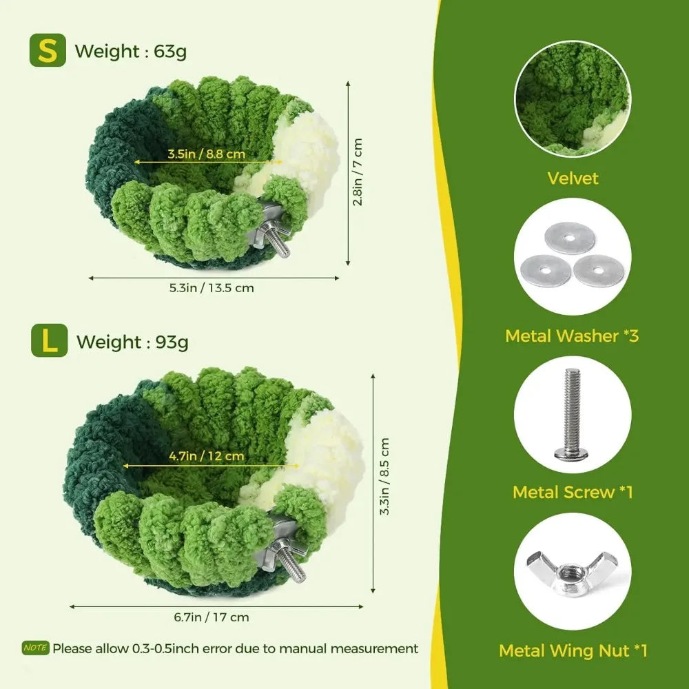 Plush Hanging Bird Nest – Cozy Cage Bed for Parakeets, Cockatiels, Lovebirds & Small Pets
